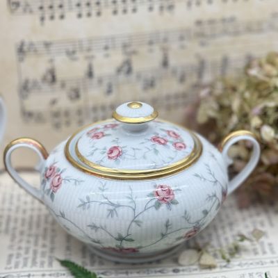 Сахарница молочник Schumann Arzberg Роза набор 2 предмета Бавария