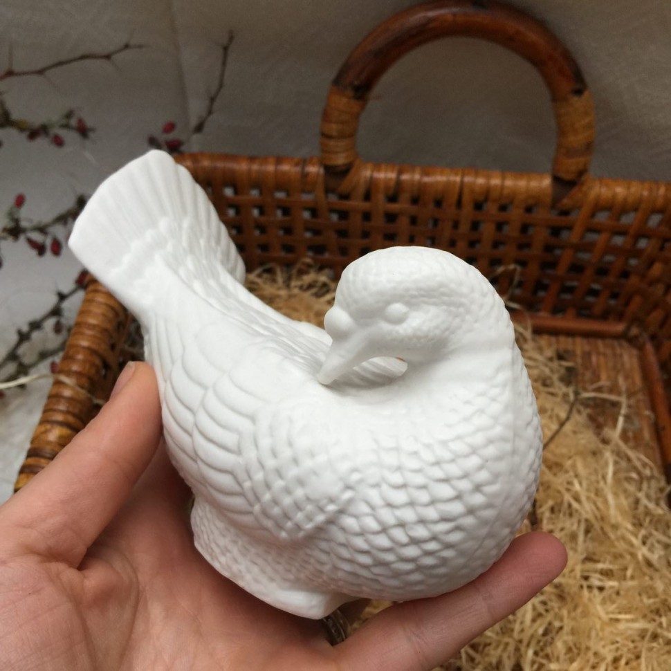 Статуэтка Белый Голубь бисквитный фарфор