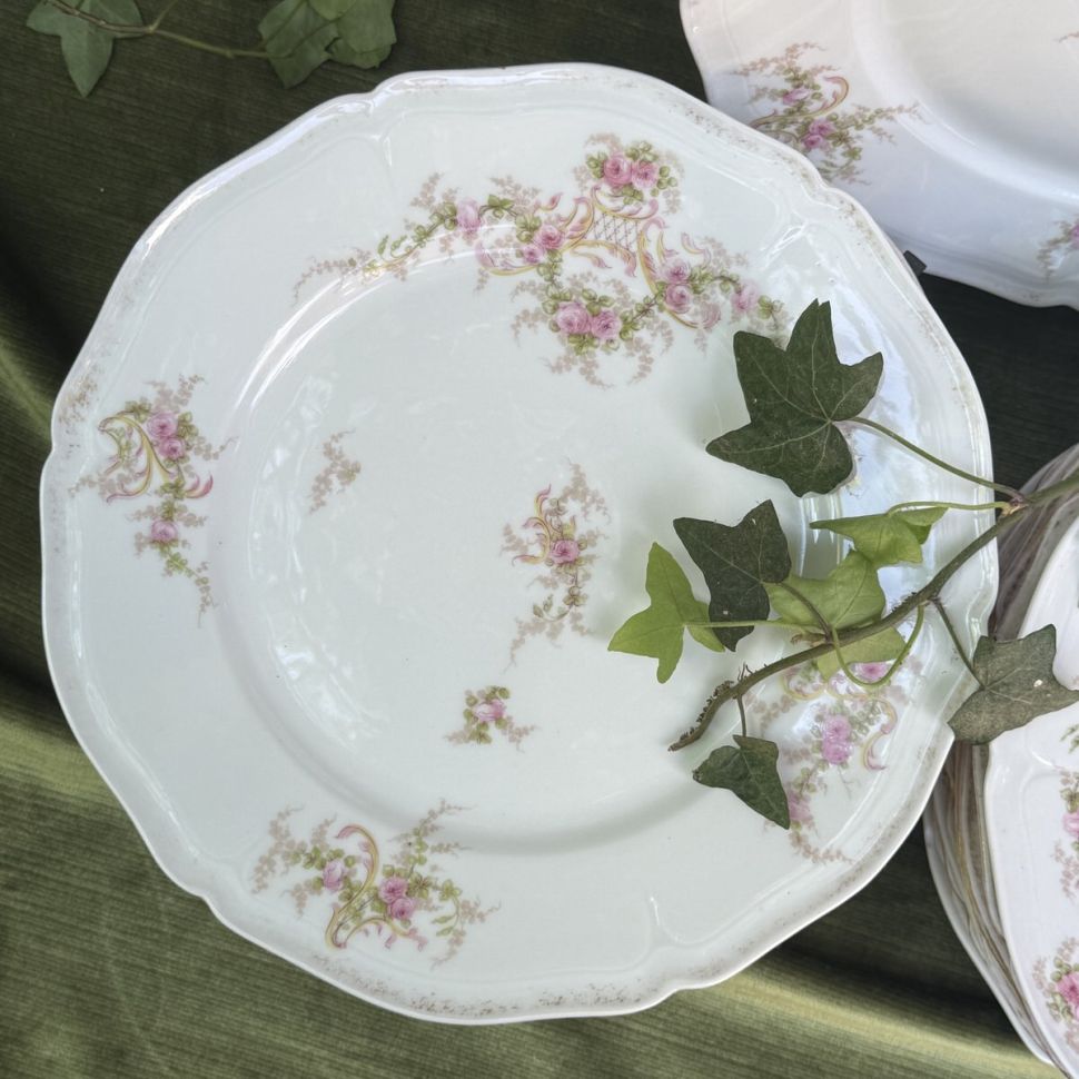 Блюдо Limoges 29 см фарфор Франция начало XX в.