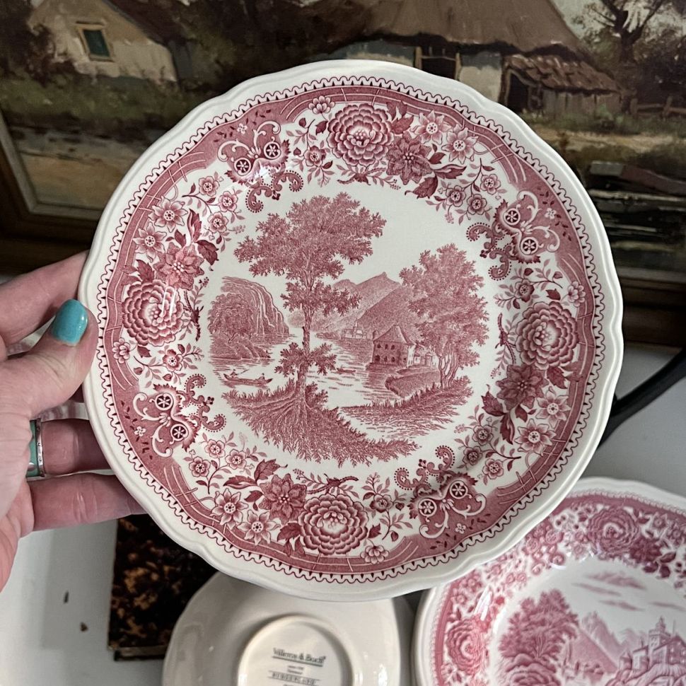 Тарелка 19 см ВиллеройБох Burgenland фарфор Германия 2 сорт