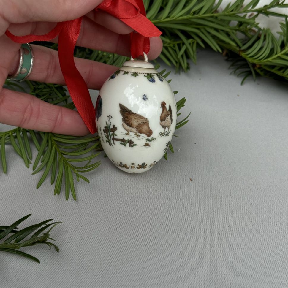 Подвес Яйцо пасхальное 1986 Hutschenreuther Германия