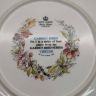 Тарелка декоративная Royal Albert Garden Birds 22 см Англия 1989
