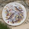 Тарелка декоративная Royal Albert Garden Birds 22 см Англия 1989