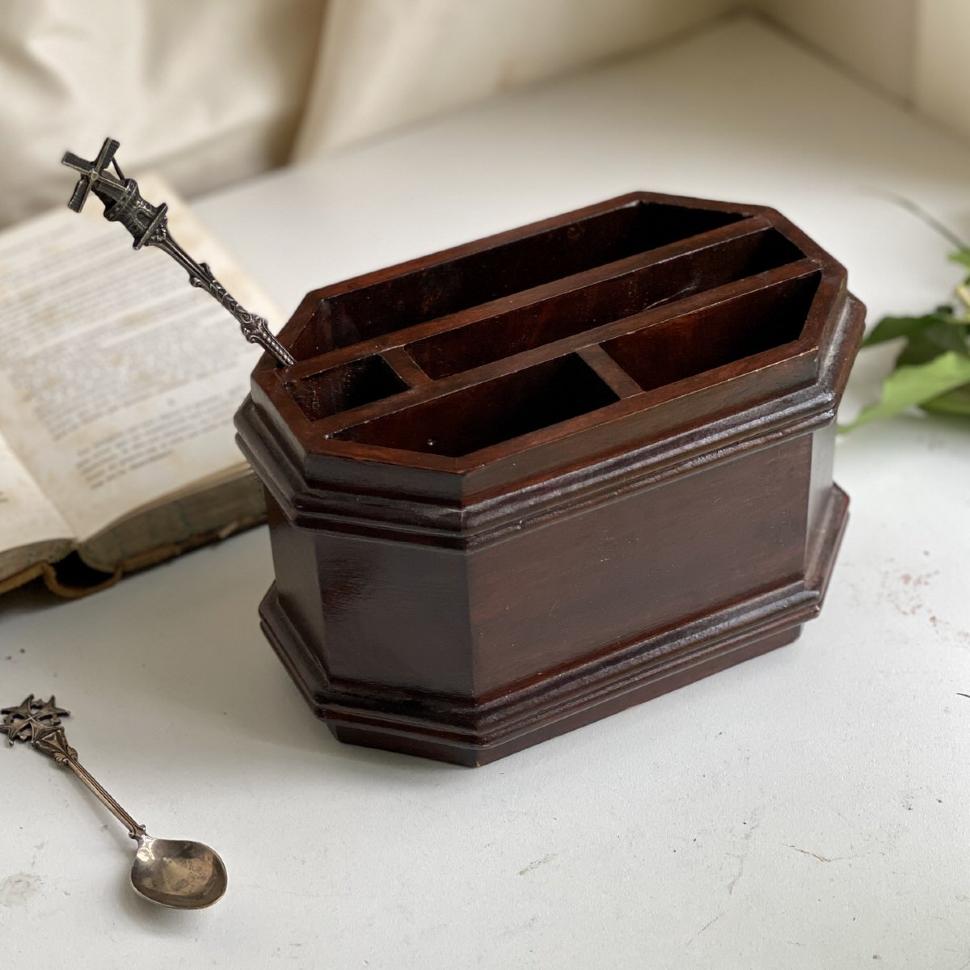 Подставка под письменные приборы 19 см дерево