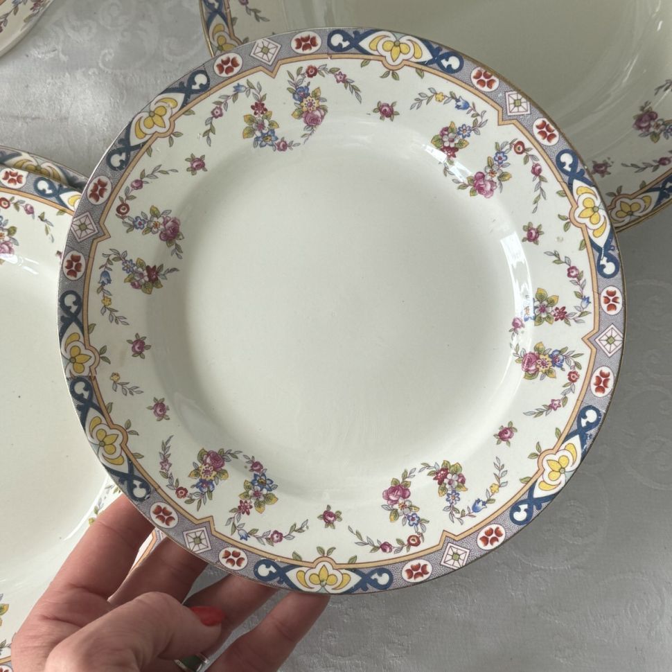 Тарелка Boch Freres la Louvire 1900 гг 20 см Бельгия