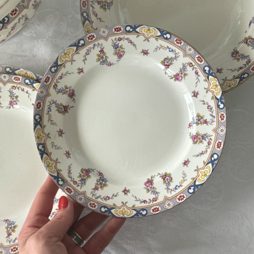 Тарелка Boch Freres la Louvire 1900 гг 20 см Бельгия