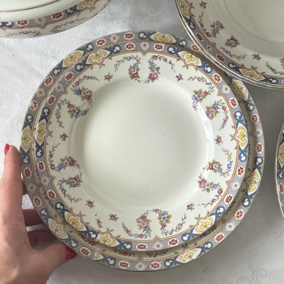 Тарелка Boch Freres la Louvire 1900 гг 20 см Бельгия