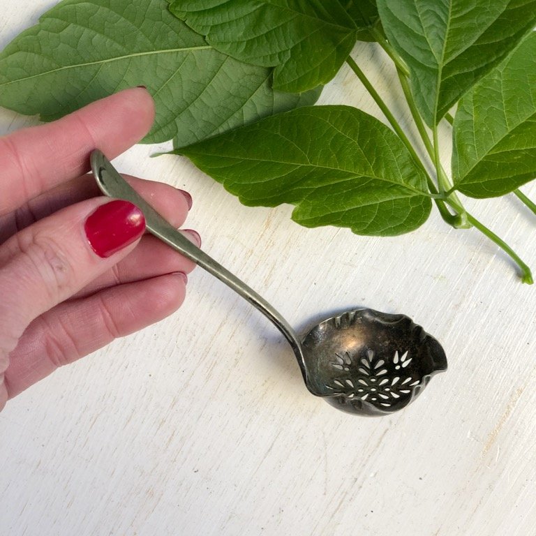 Ситечко-ложка с фактурным краем