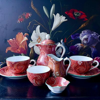 Чайный сервиз Lazeyras Limoges 6 предметов Франция