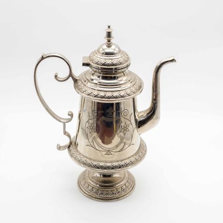 Чайник кофейник Классика 1,4 л с гравировкой, течет носик