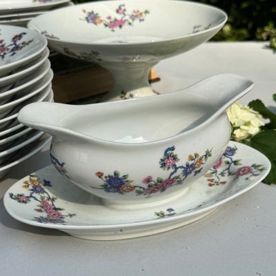 Соусник на блюде Limoges MF 400 мл фарфор Франция