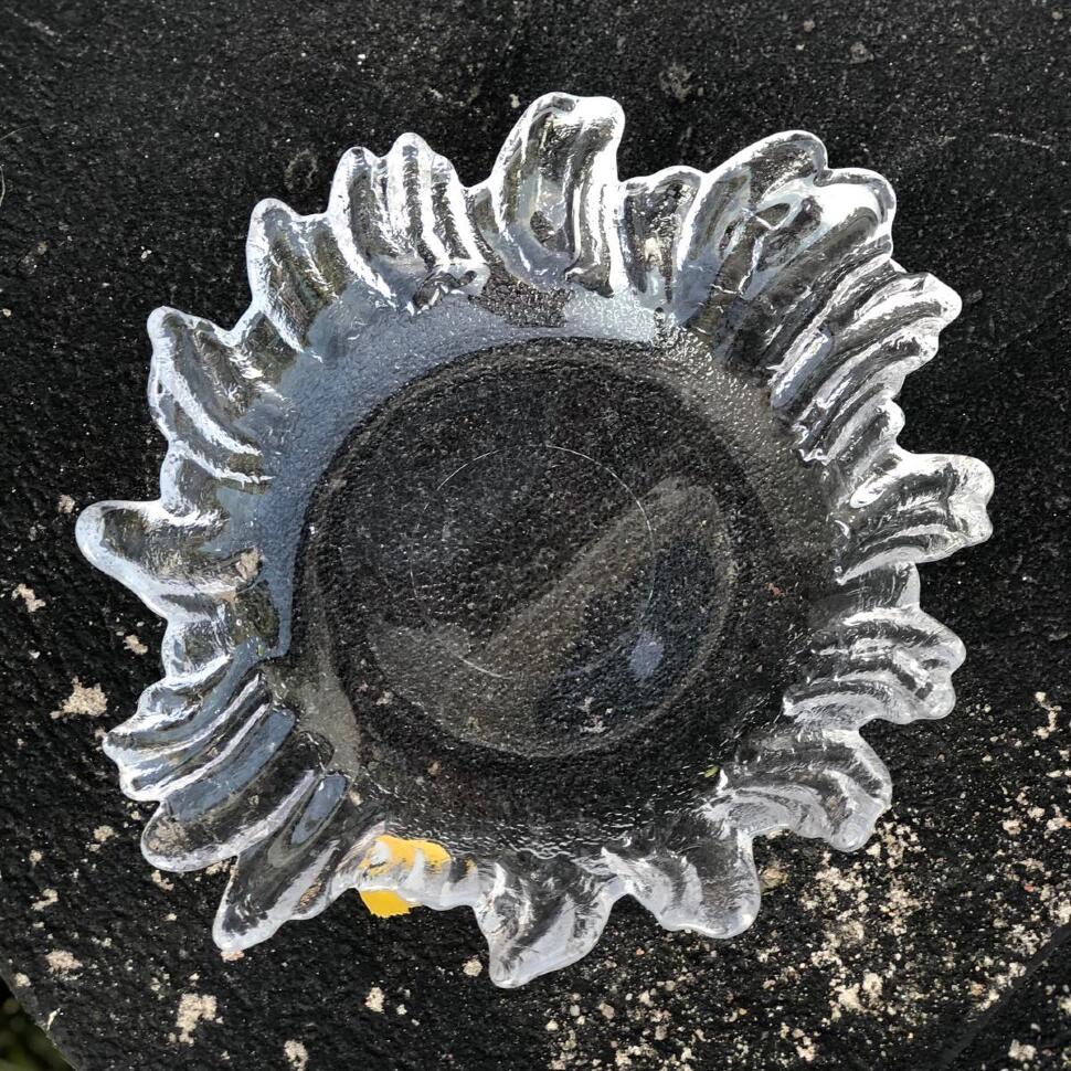 Блюдо Солнце 27 см хрусталь Швеция