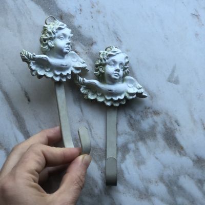 Крючок 13 см Ангел металл полипласт