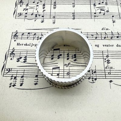 Кольцо для салфетки 4 см серебрение