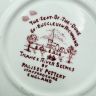 Розетка Palissy Pottery Thames River Scenes 10 см Англия        