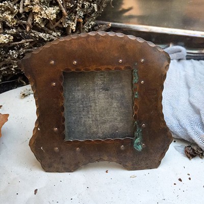 Рама медная небольшая Квадрат