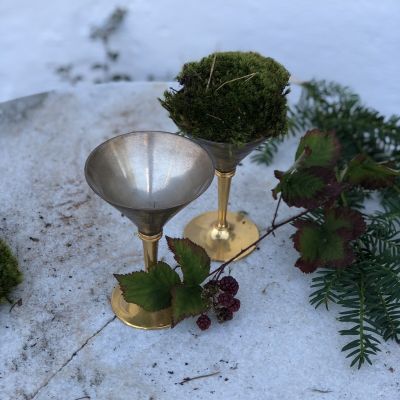 Бокал Scandia Present Sweden, латунь 