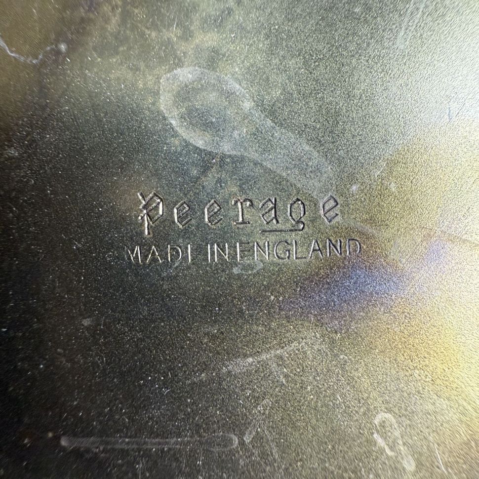 Кашпо Виноград 23 см латунь Англия 