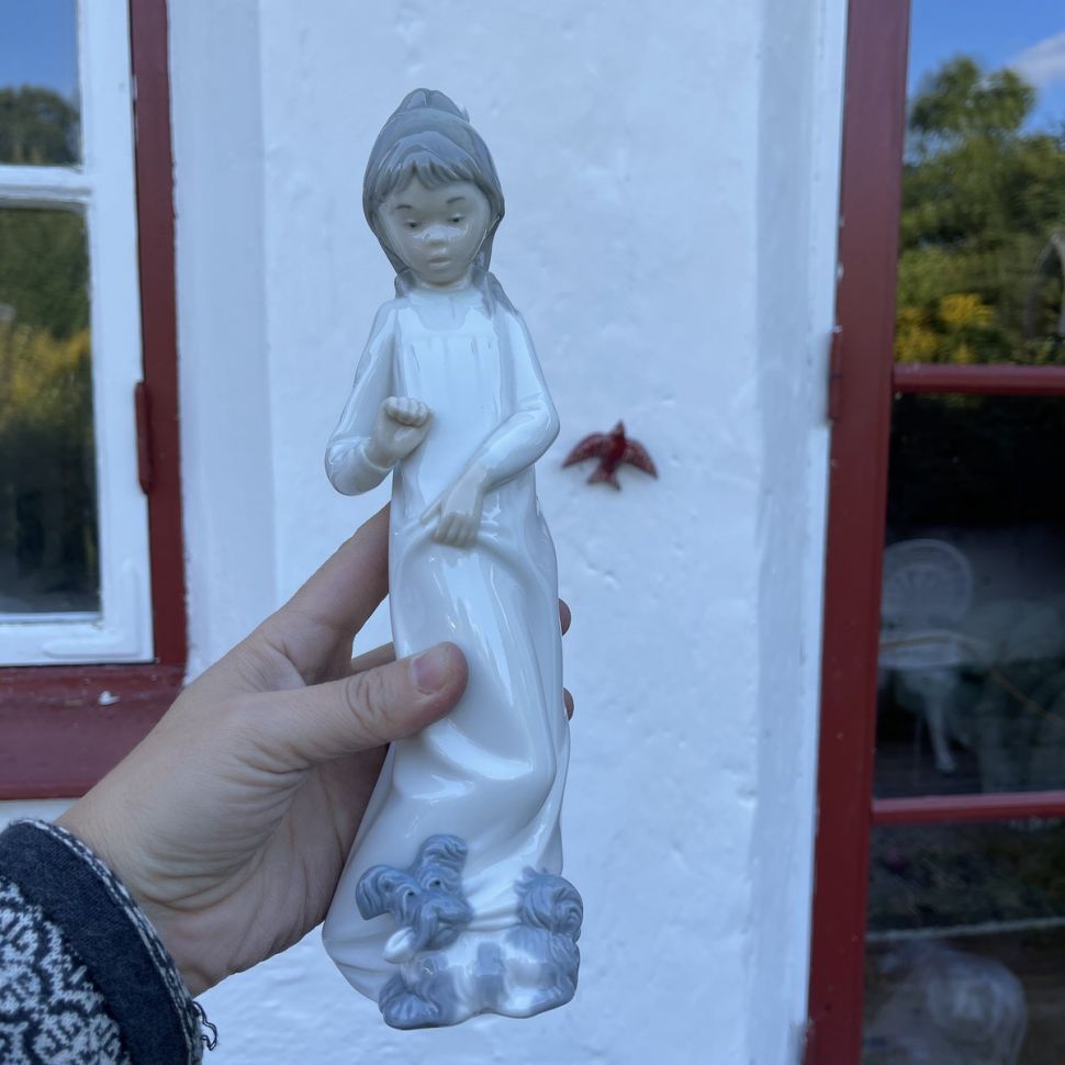 Статуэтка Девочка и собака Zaphir Lladro 26 см Испания