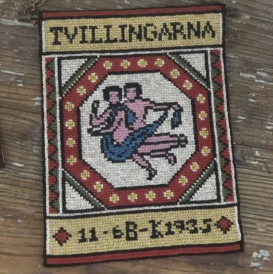 Сонетка Знаки Зодиака "Близнецы" 1935 г. Швеция