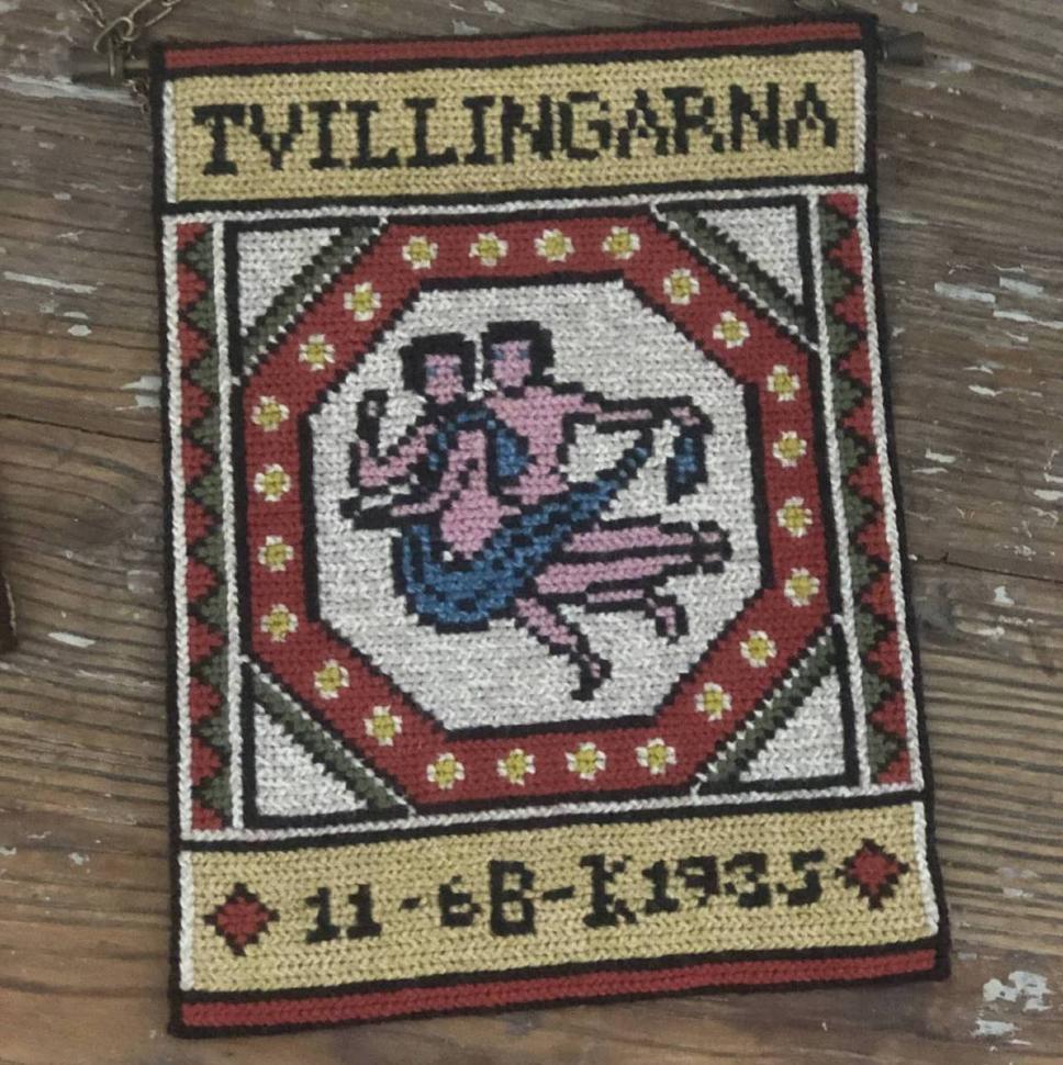 Сонетка Знаки Зодиака "Близнецы" 1935 г. Швеция