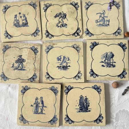 Плитка изразец DELFT Фрегат Голландия