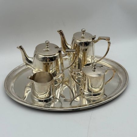 Сахарница молочник набор 2шт. серебрение Англия