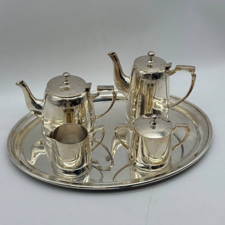 Сахарница молочник набор 2шт. серебрение Англия