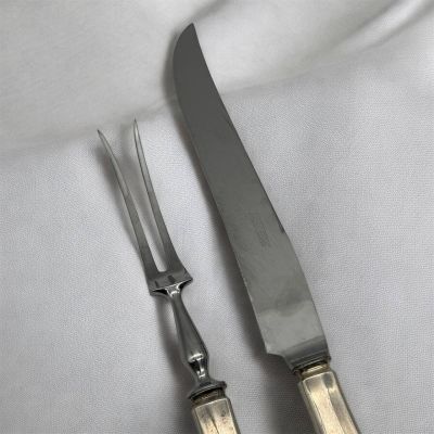 Набор вилка нож для мяса GERO серебрение и сталь Голландия