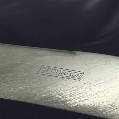 Набор вилка нож для мяса GERO серебрение и сталь Голландия