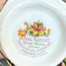 Кофейная пара черный Royal Albert PrairieLily 120 мл Англия