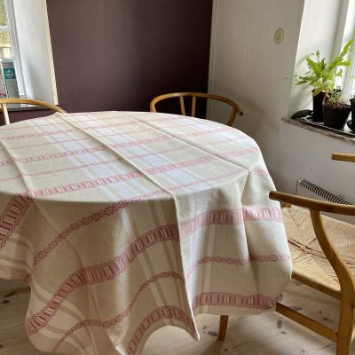 Скатерть 140х160 см лен ручная работа