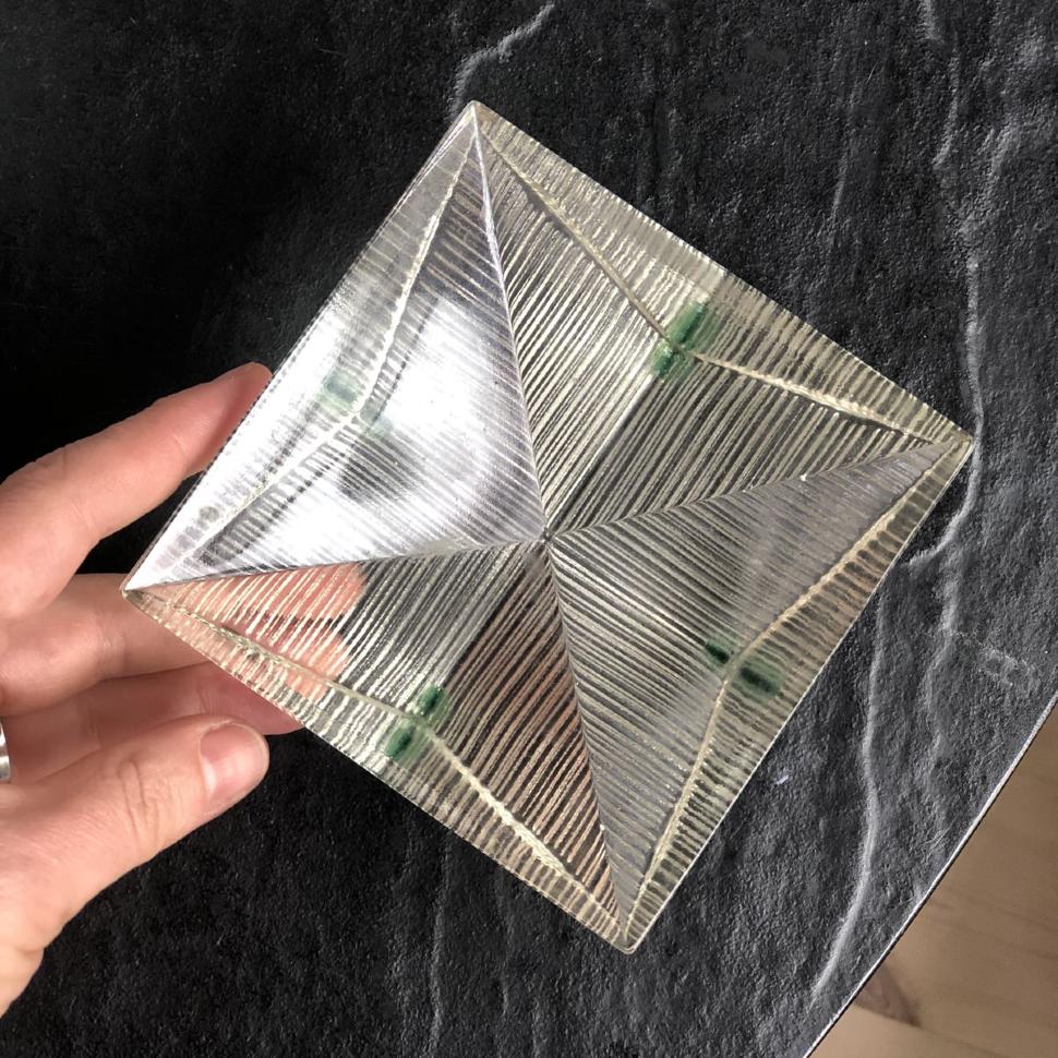 Пепельница 10,5 см хрусталь