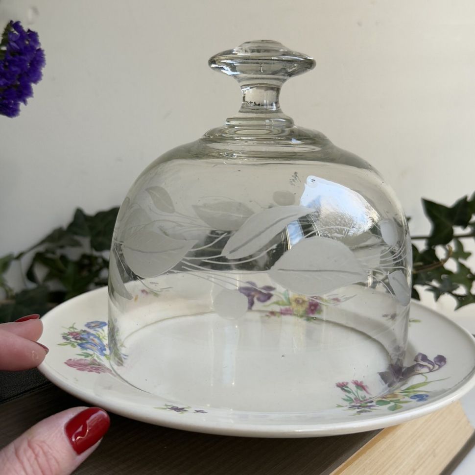 Клош 14 см хрустальное стекло