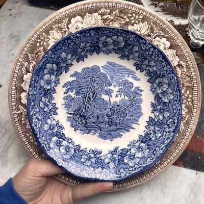 Миска тарелка Enoch Wedgwood Tunstall Ltd. Woodland 19 см Англия