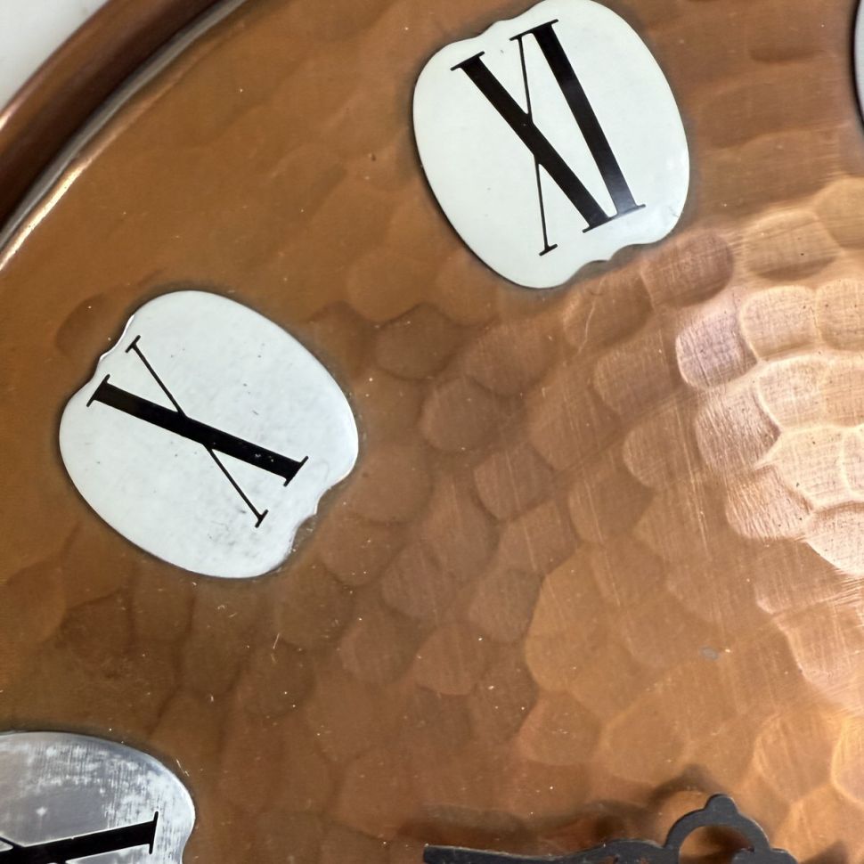 Часы настенные Сковорода 38 см медь