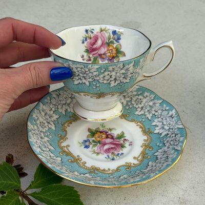Кофейная пара Royal Albert Enchantment 125 мл Англия 