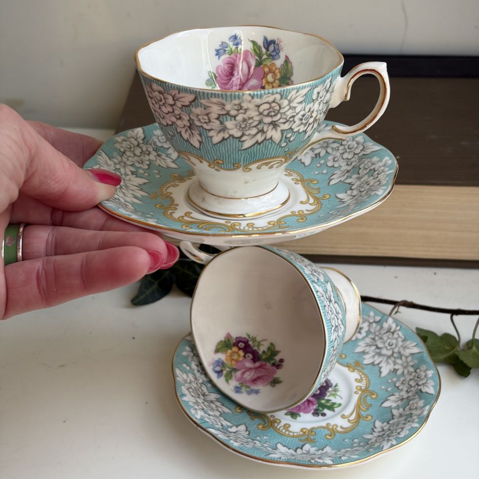 Кофейная пара Royal Albert Enchantment 125 мл Англия 