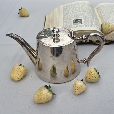 Чайник кофейник 0,8 л мельхиор серебрение 