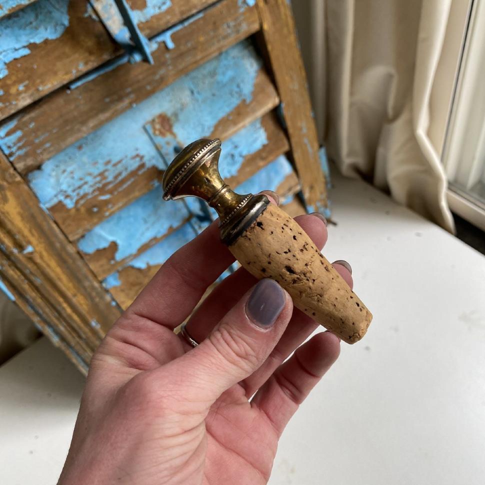 Пробка мельхиор 9 см