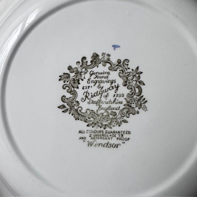 Тарелка Ridgway Staffordshire Windsor 20 см Англия