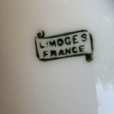 Селедочница Limoges 23 см фарфор Франция начало XX в.