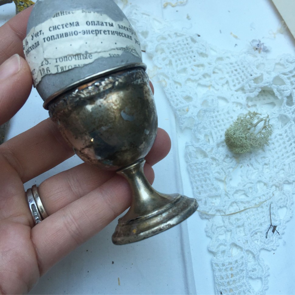 Подставка для яиц Лист дуба