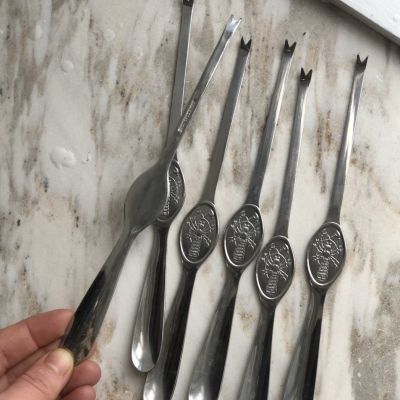 Вилка для раков и крабов 20 см сталь