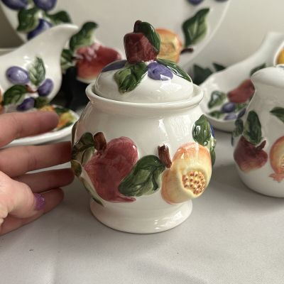 Сахарница Bolero Фрукты 14 см керамика Португалия