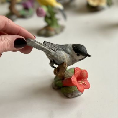 Статуэтка Franklin Mint 1986 Black-capped Chickadee