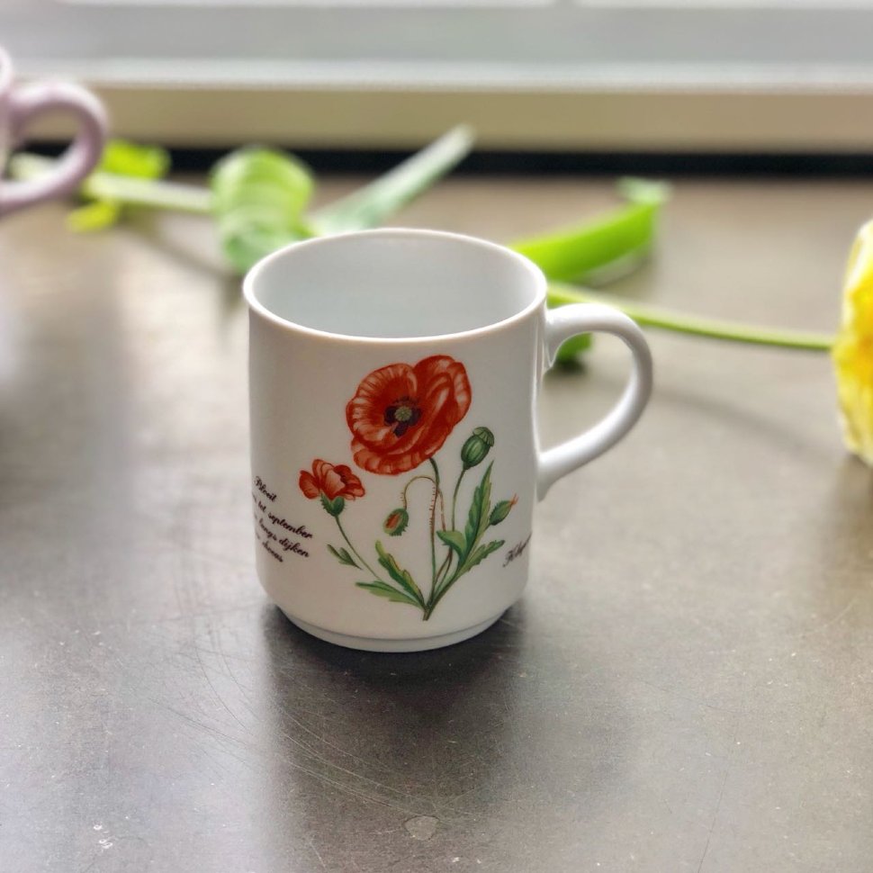 Кружка Маки в стиле Botanika, Бавария
