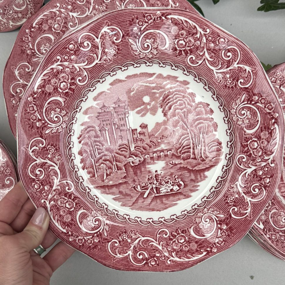 Тарелка Canterbury серия River Scene 25 см Англия