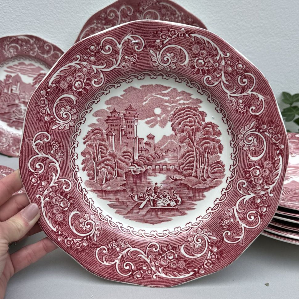 Тарелка Canterbury серия River Scene 25 см Англия