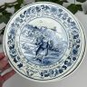 Тарелка Royal Goedewaagen Blue Delft Лето 25 см Голландия